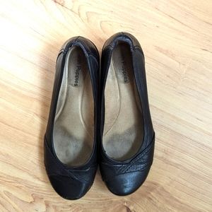 Hush puppies slip on flats.